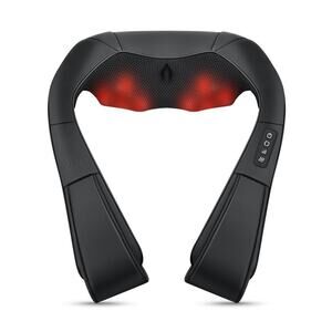 Medcursor Neck Massager Portable Electric Neck and Back Massager with Heat Deep